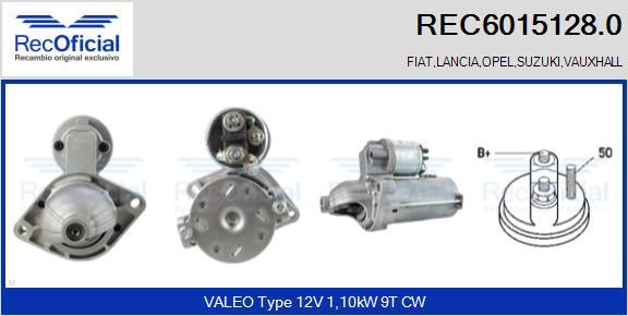 RECOFICIAL REC6015128.0 - Démarreur cwaw.fr