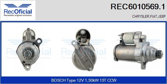 RECOFICIAL REC6010569.1 - Démarreur cwaw.fr