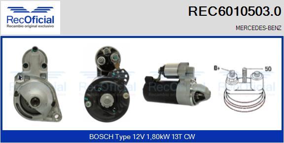 RECOFICIAL REC6010503.0 - Démarreur cwaw.fr