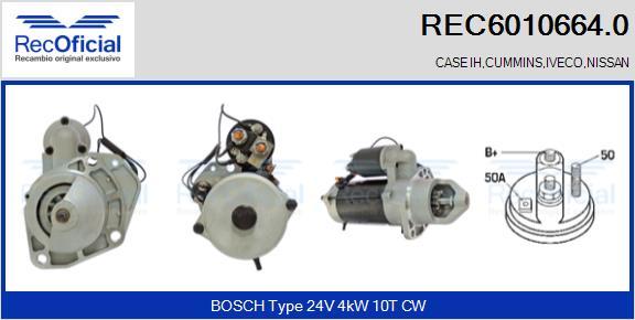 RECOFICIAL REC6010664.0 - Démarreur cwaw.fr