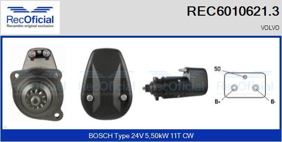 RECOFICIAL REC6010621.3 - Démarreur cwaw.fr