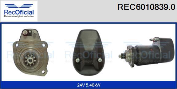 RECOFICIAL REC6010839.0 - Démarreur cwaw.fr