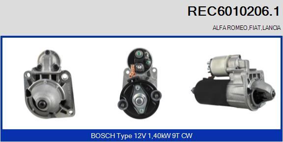 RECOFICIAL REC6010206.1 - Démarreur cwaw.fr