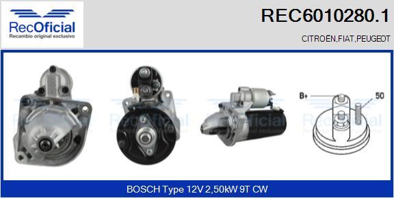 RECOFICIAL REC6010280.1 - Démarreur cwaw.fr