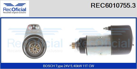 RECOFICIAL REC6010755.3 - Démarreur cwaw.fr