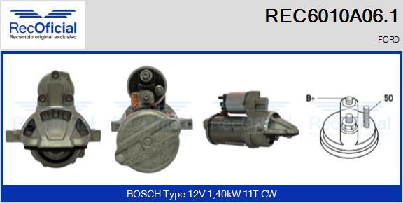 RECOFICIAL REC6010A06.1 - Démarreur cwaw.fr