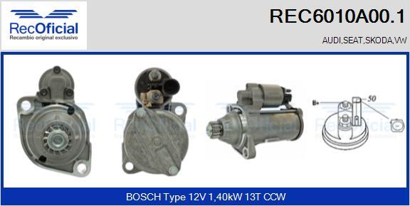 RECOFICIAL REC6010A00.1 - Démarreur cwaw.fr