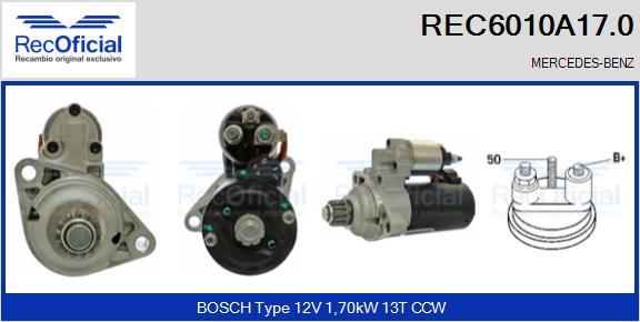 RECOFICIAL REC6010A17.0 - Démarreur cwaw.fr