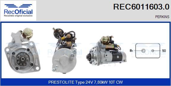 RECOFICIAL REC6011603.0 - Démarreur cwaw.fr