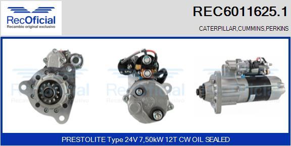 RECOFICIAL REC6011625.1 - Démarreur cwaw.fr