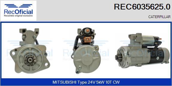 RECOFICIAL REC6035625.0 - Démarreur cwaw.fr