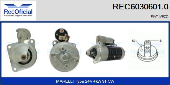 RECOFICIAL REC6030601.0 - Démarreur cwaw.fr