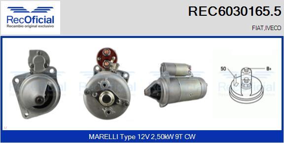 RECOFICIAL REC6030165.5 - Démarreur cwaw.fr