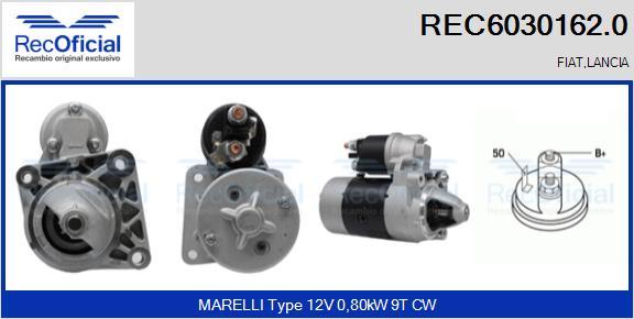 RECOFICIAL REC6030162.0 - Démarreur cwaw.fr