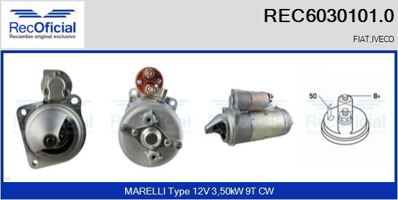 RECOFICIAL REC6030101.0 - Démarreur cwaw.fr