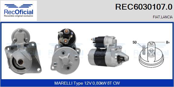 RECOFICIAL REC6030107.0 - Démarreur cwaw.fr