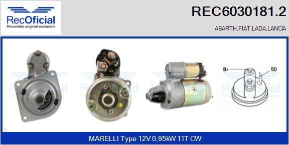 RECOFICIAL REC6030181.2 - Démarreur cwaw.fr