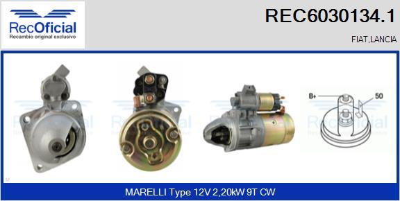 RECOFICIAL REC6030134.1 - Démarreur cwaw.fr