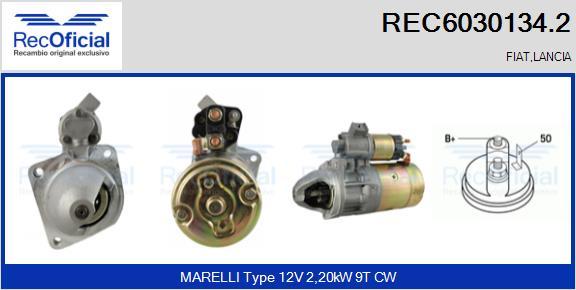 RECOFICIAL REC6030134.2 - Démarreur cwaw.fr