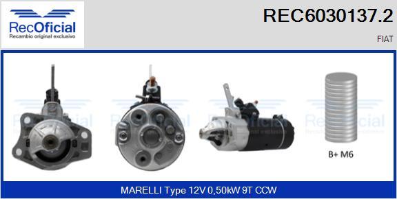 RECOFICIAL REC6030137.2 - Démarreur cwaw.fr