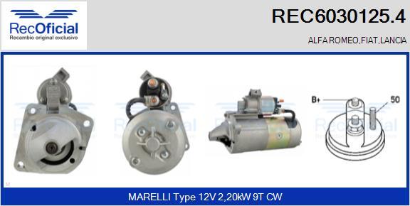 RECOFICIAL REC6030125.4 - Démarreur cwaw.fr