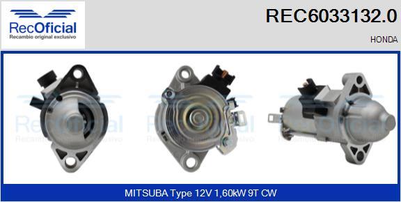 RECOFICIAL REC6033132.0 - Démarreur cwaw.fr