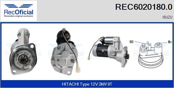 RECOFICIAL REC6020180.0 - Démarreur cwaw.fr