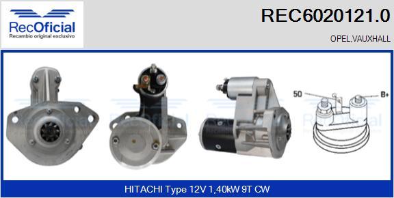 RECOFICIAL REC6020121.0 - Démarreur cwaw.fr