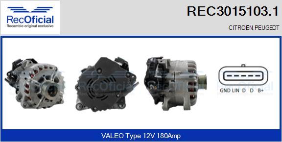 RECOFICIAL REC3015103.1 - Générateur démarreur cwaw.fr