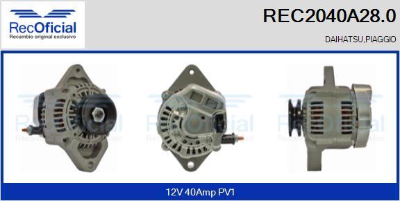 RECOFICIAL REC2040A28.0 - Alternateur cwaw.fr