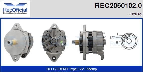 RECOFICIAL REC2060102.0 - Alternateur cwaw.fr