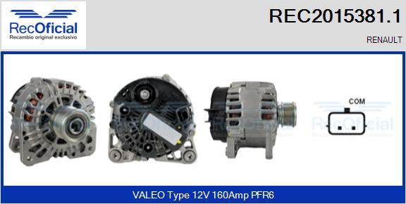 RECOFICIAL REC2015381.1 - Alternateur cwaw.fr