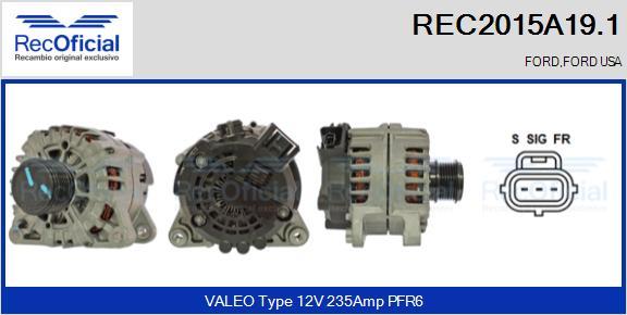 RECOFICIAL REC2015A19.1 - Alternateur cwaw.fr