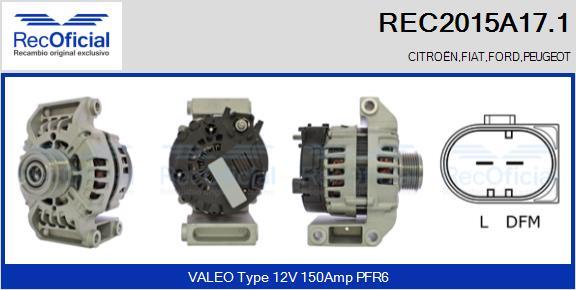 RECOFICIAL REC2015A17.1 - Alternateur cwaw.fr