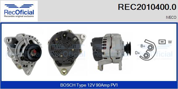 RECOFICIAL REC2010400.0 - Alternateur cwaw.fr