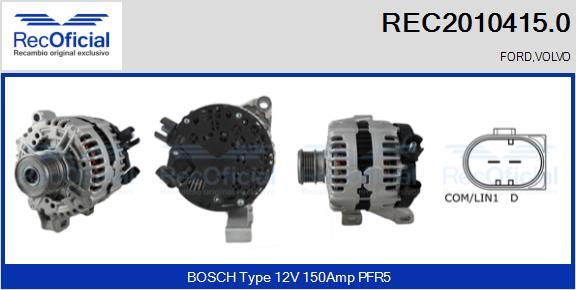 RECOFICIAL REC2010415.0 - Alternateur cwaw.fr