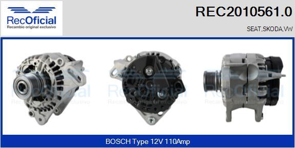 RECOFICIAL REC2010561.0 - Alternateur cwaw.fr