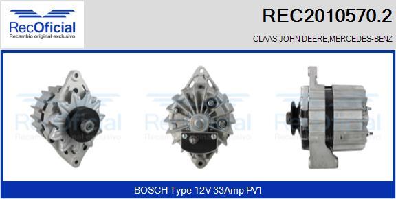 RECOFICIAL REC2010570.2 - Alternateur cwaw.fr