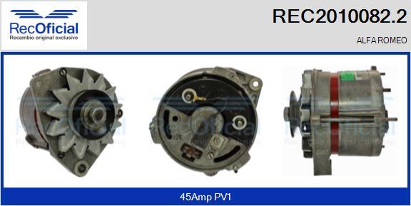 RECOFICIAL REC2010082.2 - Alternateur cwaw.fr
