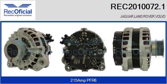 RECOFICIAL REC2010072.1 - Alternateur cwaw.fr