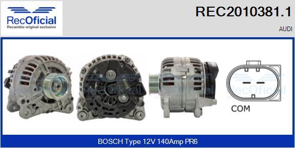 RECOFICIAL REC2010381.1 - Alternateur cwaw.fr