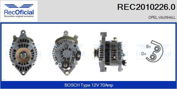 RECOFICIAL REC2010226.0 - Alternateur cwaw.fr