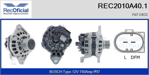 RECOFICIAL REC2010A40.1 - Alternateur cwaw.fr