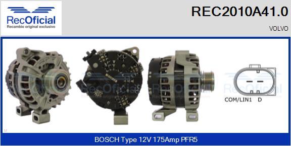 RECOFICIAL REC2010A41.0 - Alternateur cwaw.fr