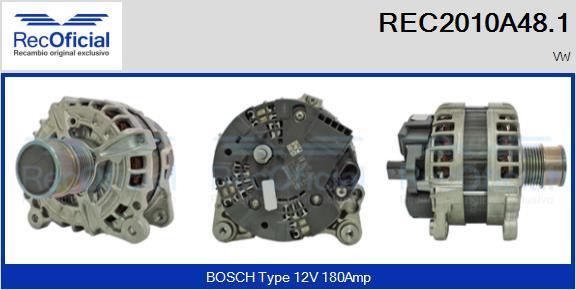 RECOFICIAL REC2010A48.1 - Alternateur cwaw.fr