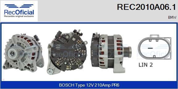 RECOFICIAL REC2010A06.1 - Alternateur cwaw.fr