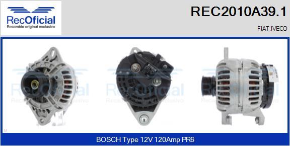 RECOFICIAL REC2010A39.1 - Alternateur cwaw.fr