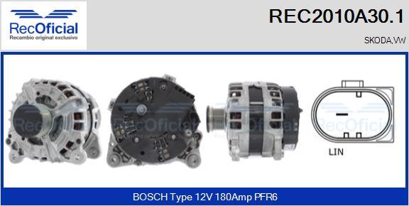 RECOFICIAL REC2010A30.1 - Alternateur cwaw.fr