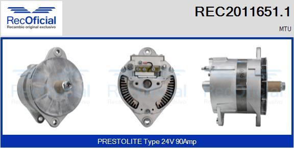 RECOFICIAL REC2011651.1 - Alternateur cwaw.fr