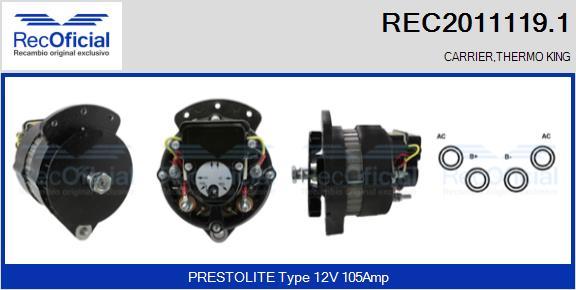 RECOFICIAL REC2011119.1 - Alternateur cwaw.fr